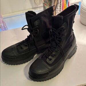 Converse Black High-Top Athletic Shoes